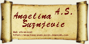 Angelina Sužnjević vizit kartica